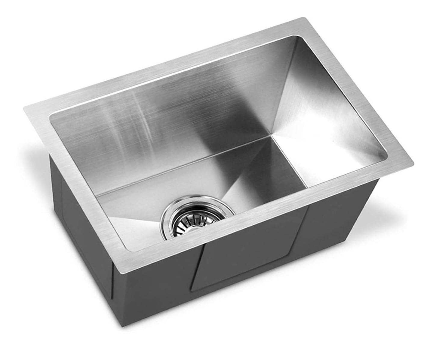 THOISEWELT® 304" Sainless Steel Material Single Bowl Kitchen Sink Small Size Wash Basin 15 x 12 Inches Size Made In India