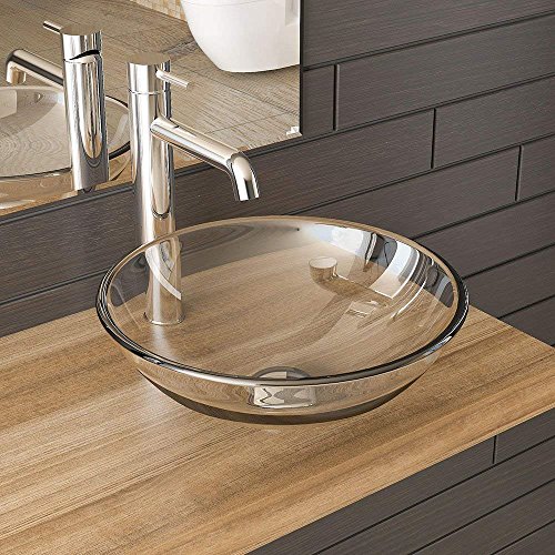 Preisvergleich Produktbild Alpenberger Klarglas Glaswaschschale Ø 42 cm