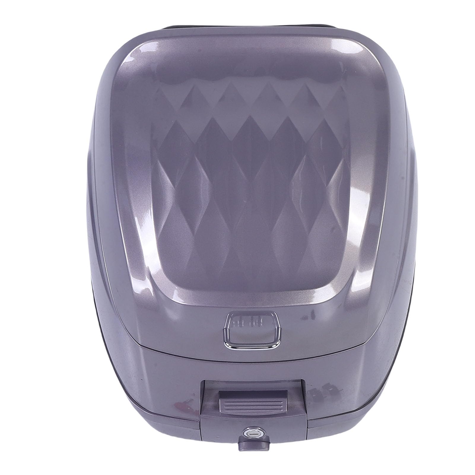 POENVFPO Top Case de Moto, Boîte de Rangement Arrière Verrouillable à Dégagement Rapide de 32 L en ABS pour Outils de Bagages de Casque, pour Motos et Scooters électriques (Brown)