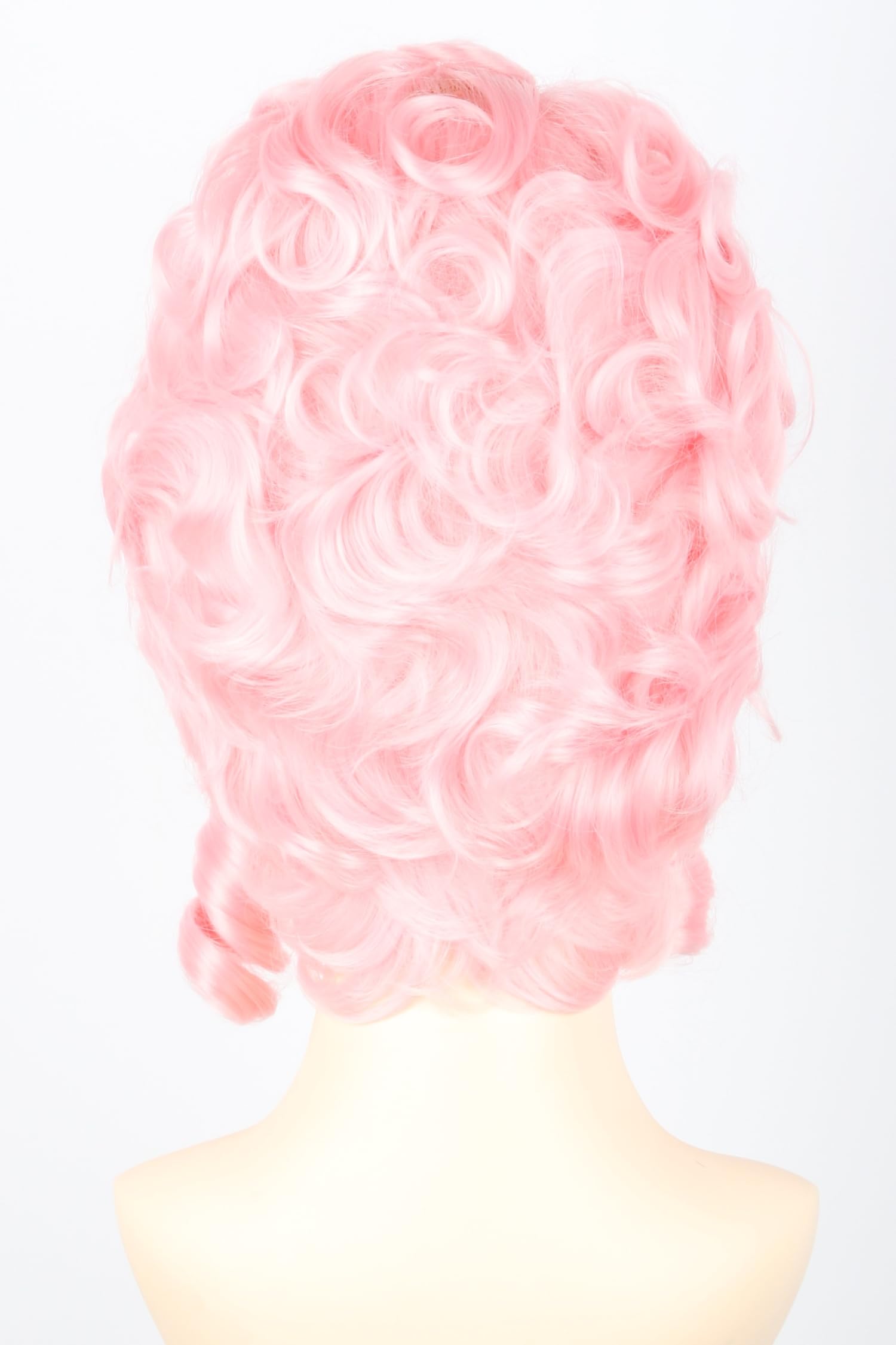 Rosa 18th Century Königin Perücke Honeycomb Perücke Lockige Retro Perücken Halloween Cosplay Kotüm Perücken