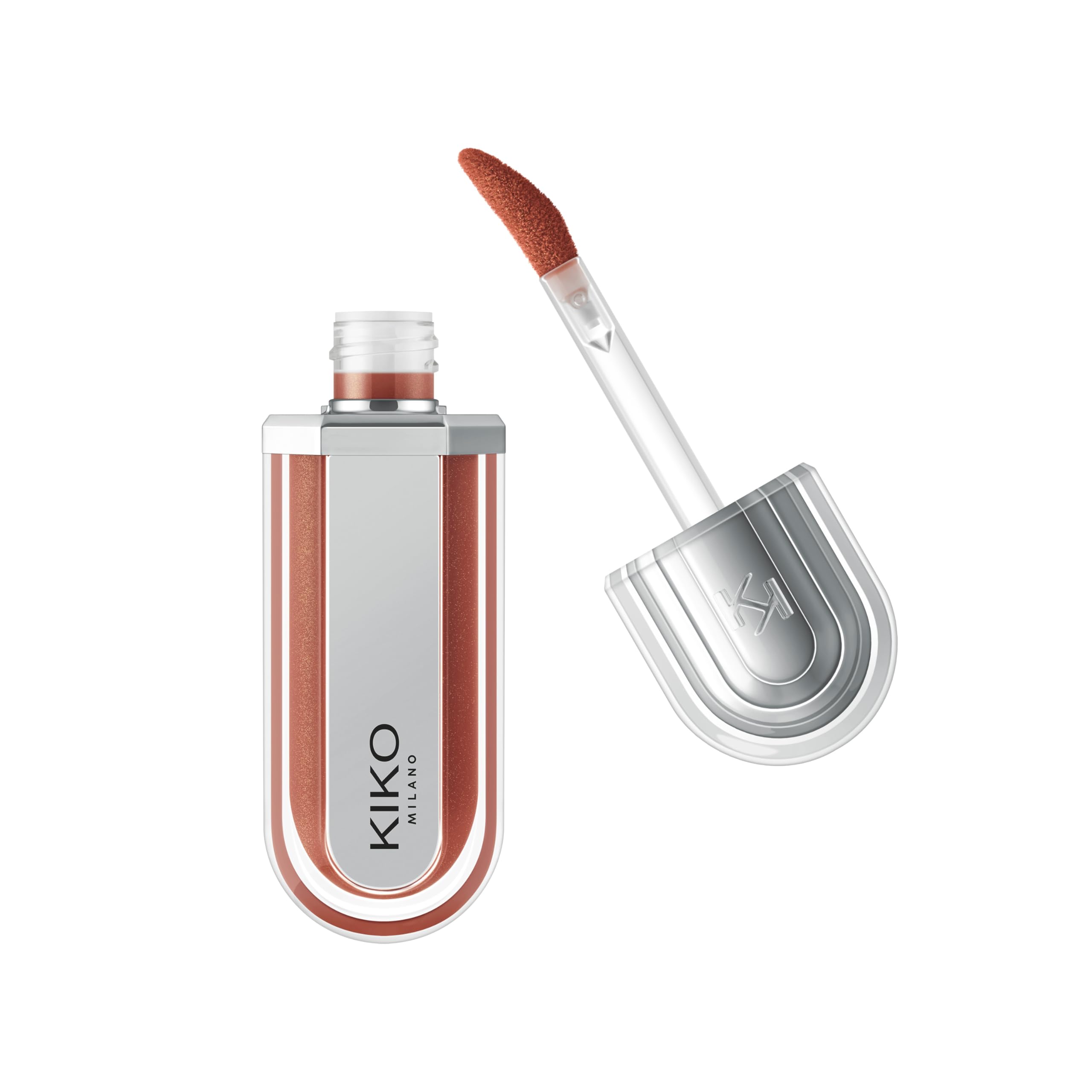 KIKO Milano 3D Hydra Xtreme Lipgloss 05 - Extreme Lip Volumizer Plumper with Hydrating Shine, Non-Sticky Lipgloss, Mirror Effect Lip Gloss Kiko with Precision Applicator