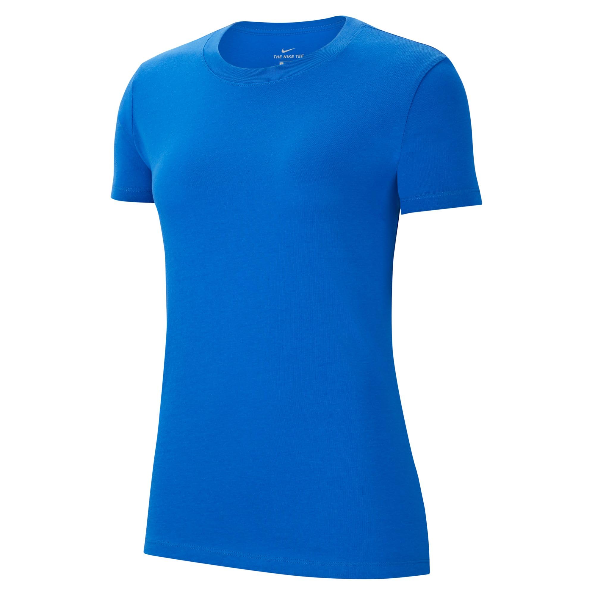 NIKE CZ0903-463 W NK PARK20 SS TEE T-shirt Women's ROYAL BLUE/WHITE Size S