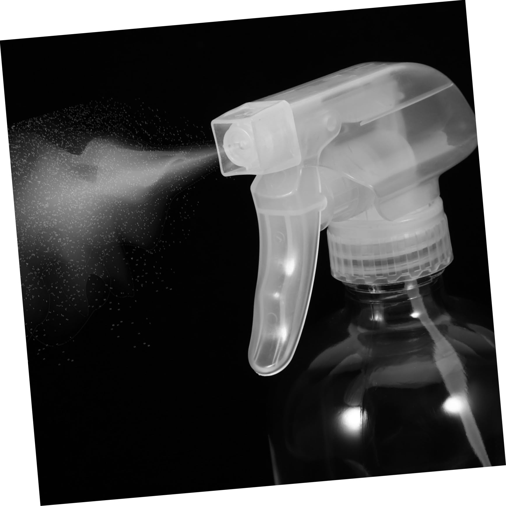 Mikinona Sprühflaschen Leicht und Handlich 500ml aus Glas mit Silikonschutz 2 Stück Weiße Feinnebel Wassersprühflaschen für Pflanzen und Haushalt