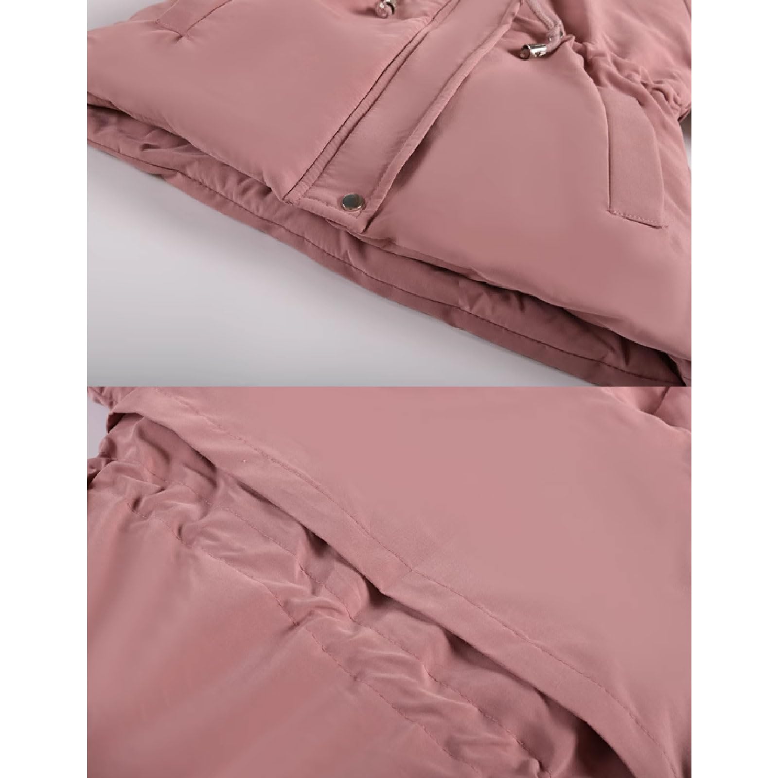Piumino Invernale per Bambina per Bambini Cappotto Invernale Caldo Spesso a Maniche Lunghe Imbottito in Pile con Cappuccio Cappotto Imbottito Antivento Capispalla