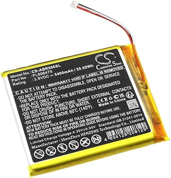 Cameron Sino Battery for Anbernic RG556 PN:Anbernic FL806475 5400mAh / 20.52Wh