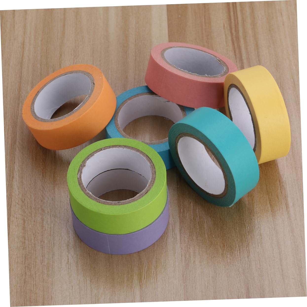 EXCEART 14rollos Cinta Washi Decorativa De Vibrantes De Tonos De Arcoíris para Manualidades y Scrapbooking