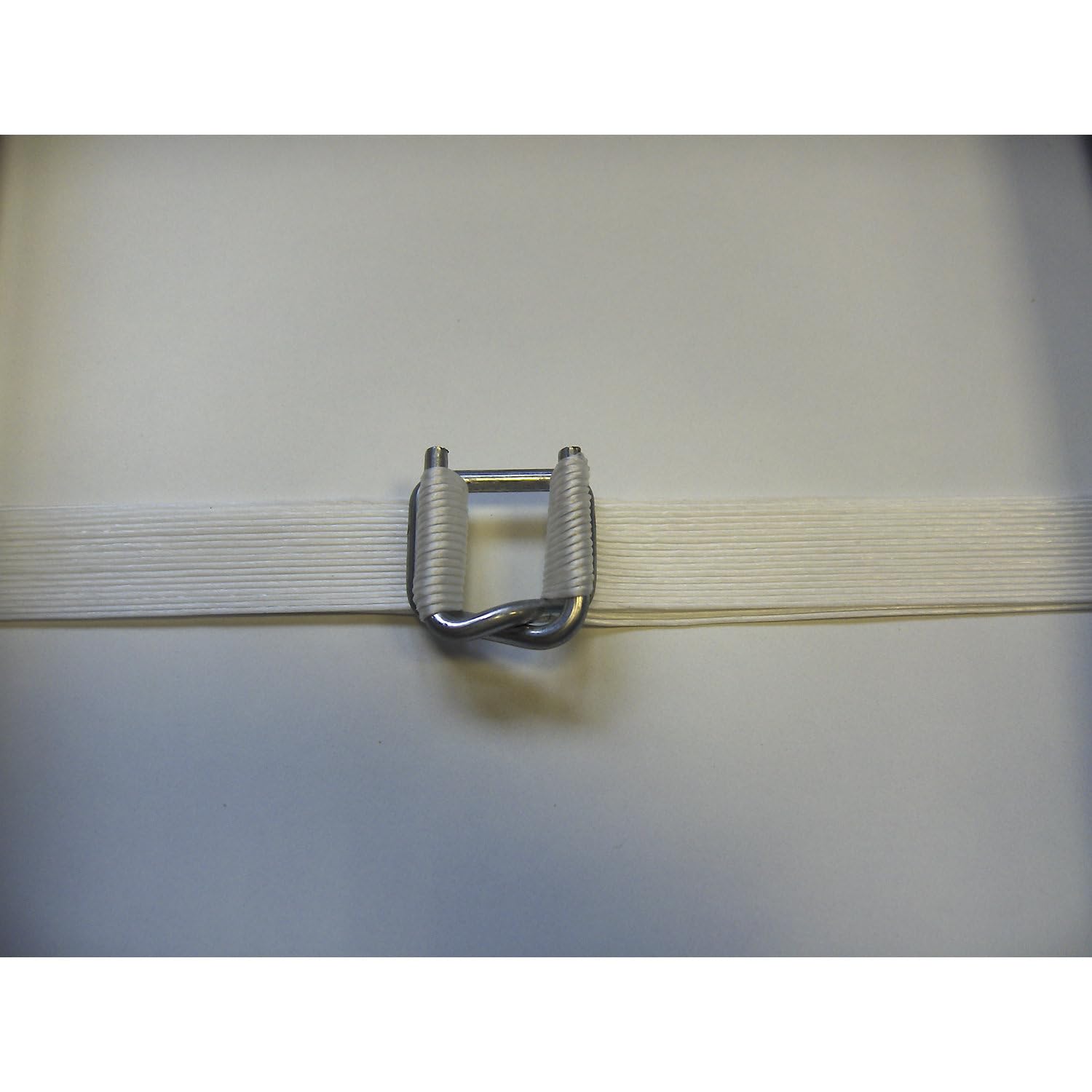 kaiserkraft | Ganci di bloccaggio | zincati | per reggia resistente in materiale composito | PET | larghezza 19 mm | conf da 1000 pz