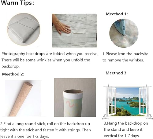 Miniatura 5 de Fondo de paisaje de ventana de 7 x 5 pies con vista al mar, vista al mar, fotografía de fondo, vacaciones, hawaiano, Luau, fiesta, pancarta,