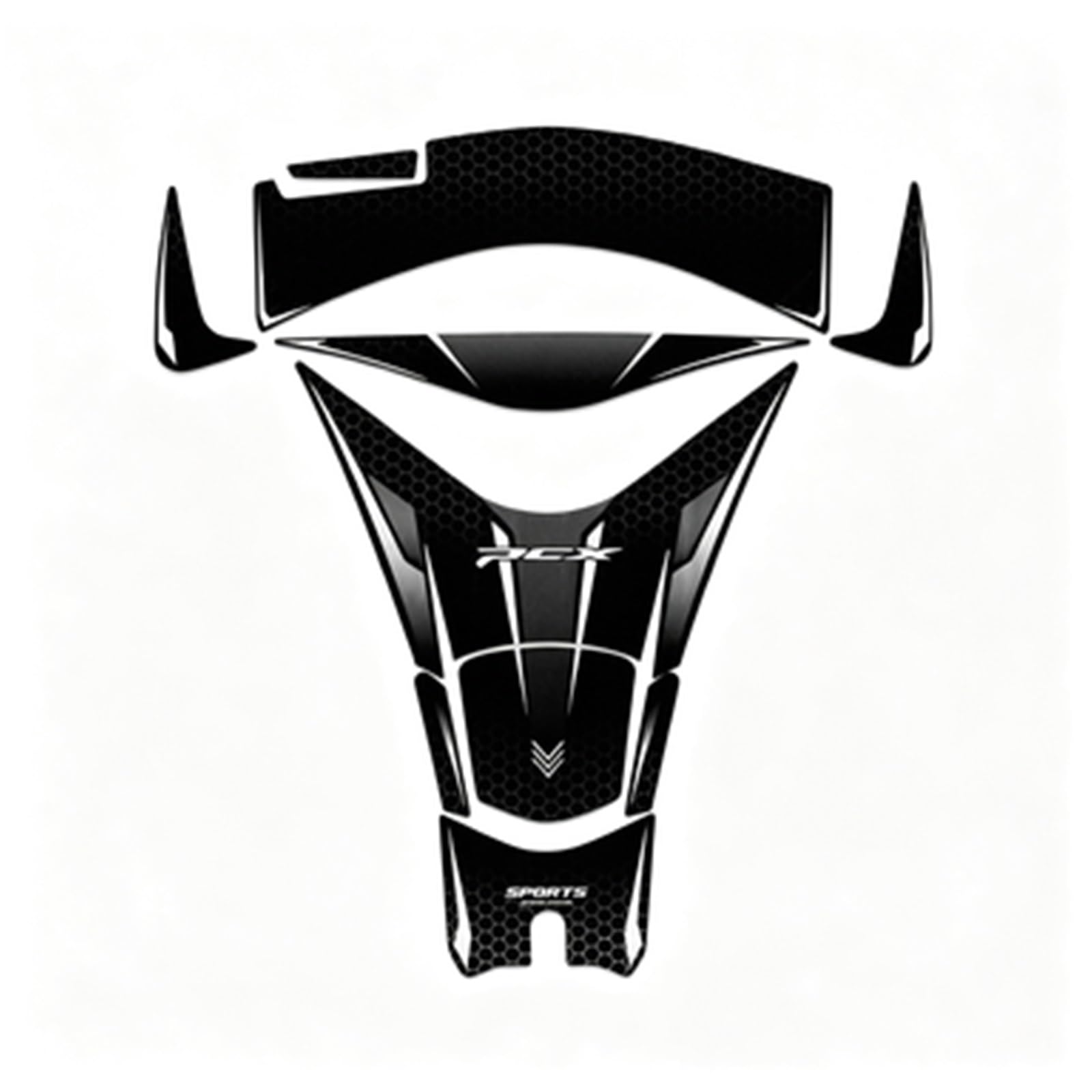 Motorcycle Fuel Tank Pad Decal Gas Cap Oil Cover Protector Sticker Accessories Protection for Pcx PCX 2025 Protection(Color2)