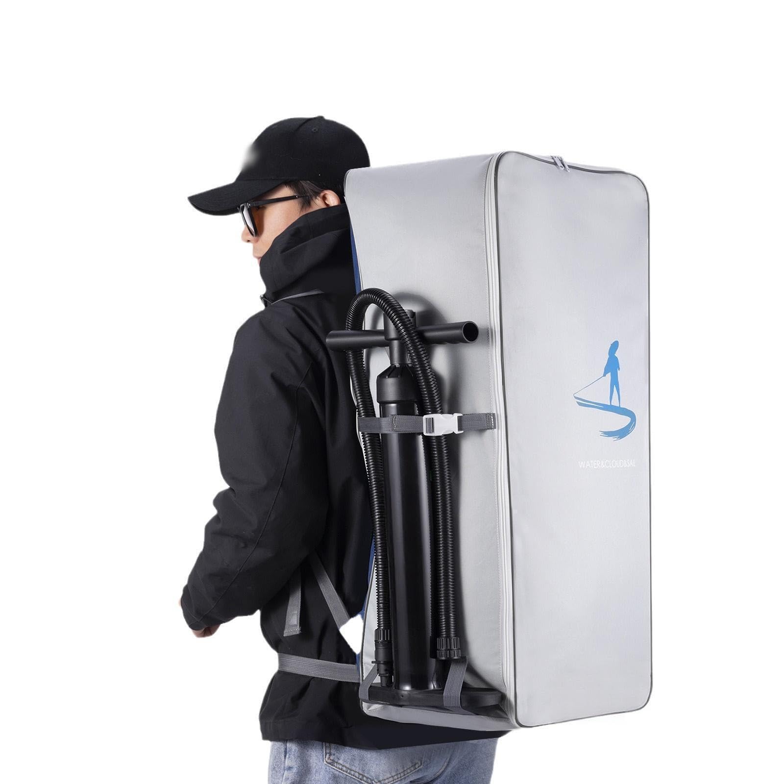 Kavolet Sac à Dos pour Paddle Board de 105 litres, Sac de Planche de Surf, Sac à Dos de Voyage pour Paddleboard Stand Up Board Portable en Tissu Oxford imperméable de Grande capacité