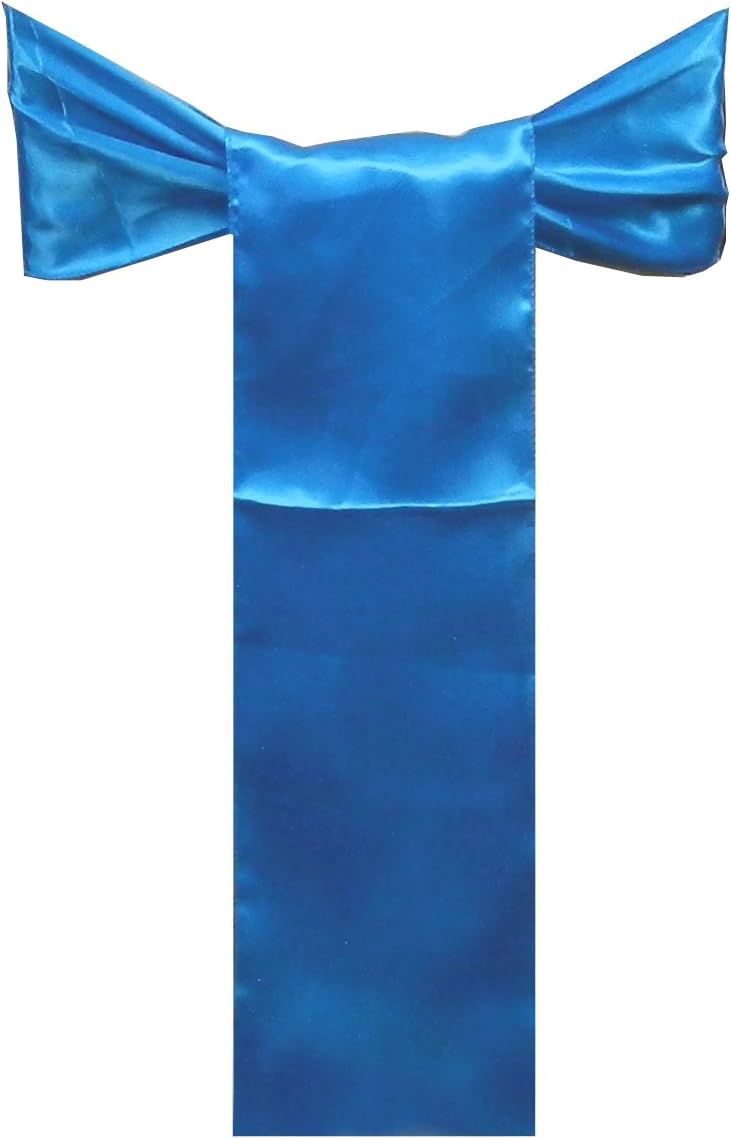 Elina Home Satin 6" x 108" Chair Bow Sash Wedding Banquet