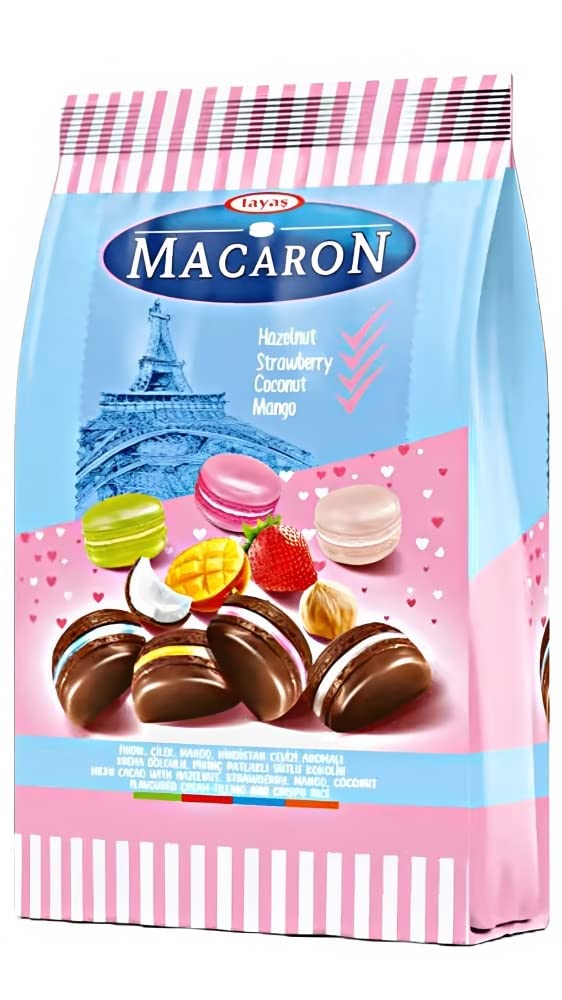 See full amazon price history chart for Tayas Macaron Biscuits Milky Cacao With Hazelnut, Strawberry, Mango, Coconut Flavoured Cream Filling 500g Individually Wrapped Biscuits Tayas Macaron Biscuits Milky Cacao With Hazelnut, Strawberry, Mango, Coconut Flavoured Cream Filling 500g Individually Wrapped Biscuits (B0C244B2TJ) Amazon Price History, Amazon Price Tracker