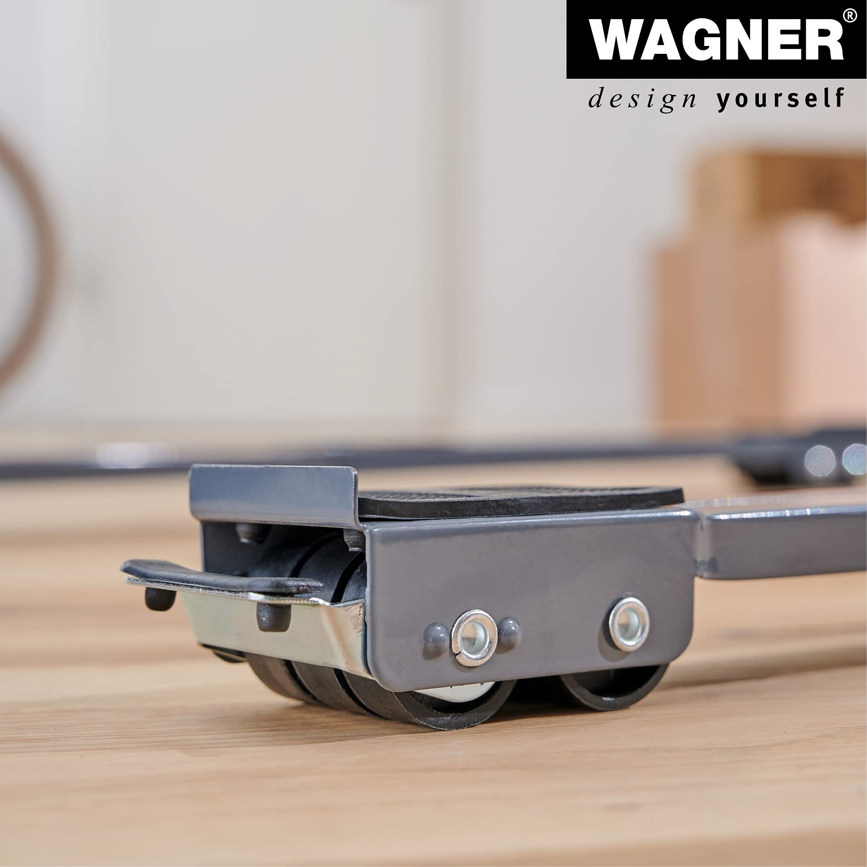 WAGNER Pomoc transportowa MM 1199 I 44-70 cm regulowana powierzchnia ładunkowa – nośność 500 kg – idealna do różnych rozmiarów transportowanych towarów I blokada I bardzo wytrzymała I chroniony