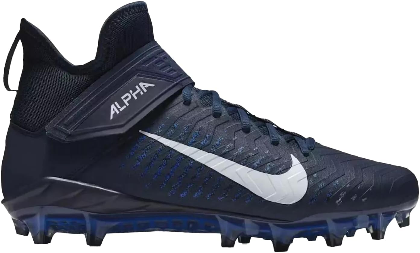 Nike Alpha Menace Pro 2 Mid Men's Football Cleats 'College Navy/Royal-White' (BV3945-404) Size 14