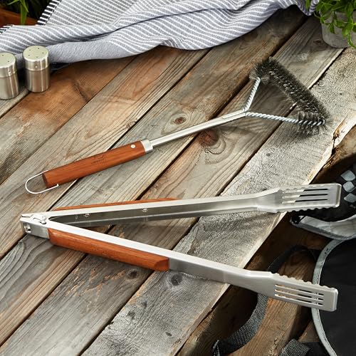 Set de 2 piezas para BBQ de acero inoxidable miniatura 1