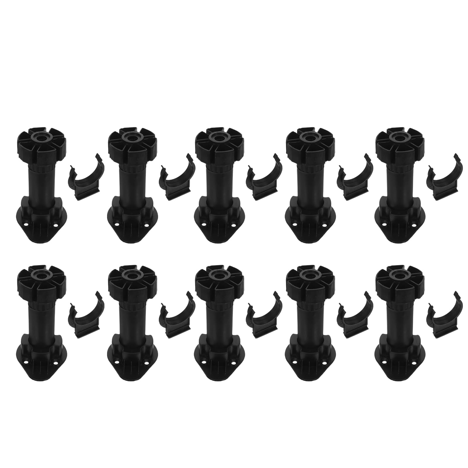 Clips para zócalos de cocina ajustables: evite el balanceo de sus gabinetes con estas 10 patas