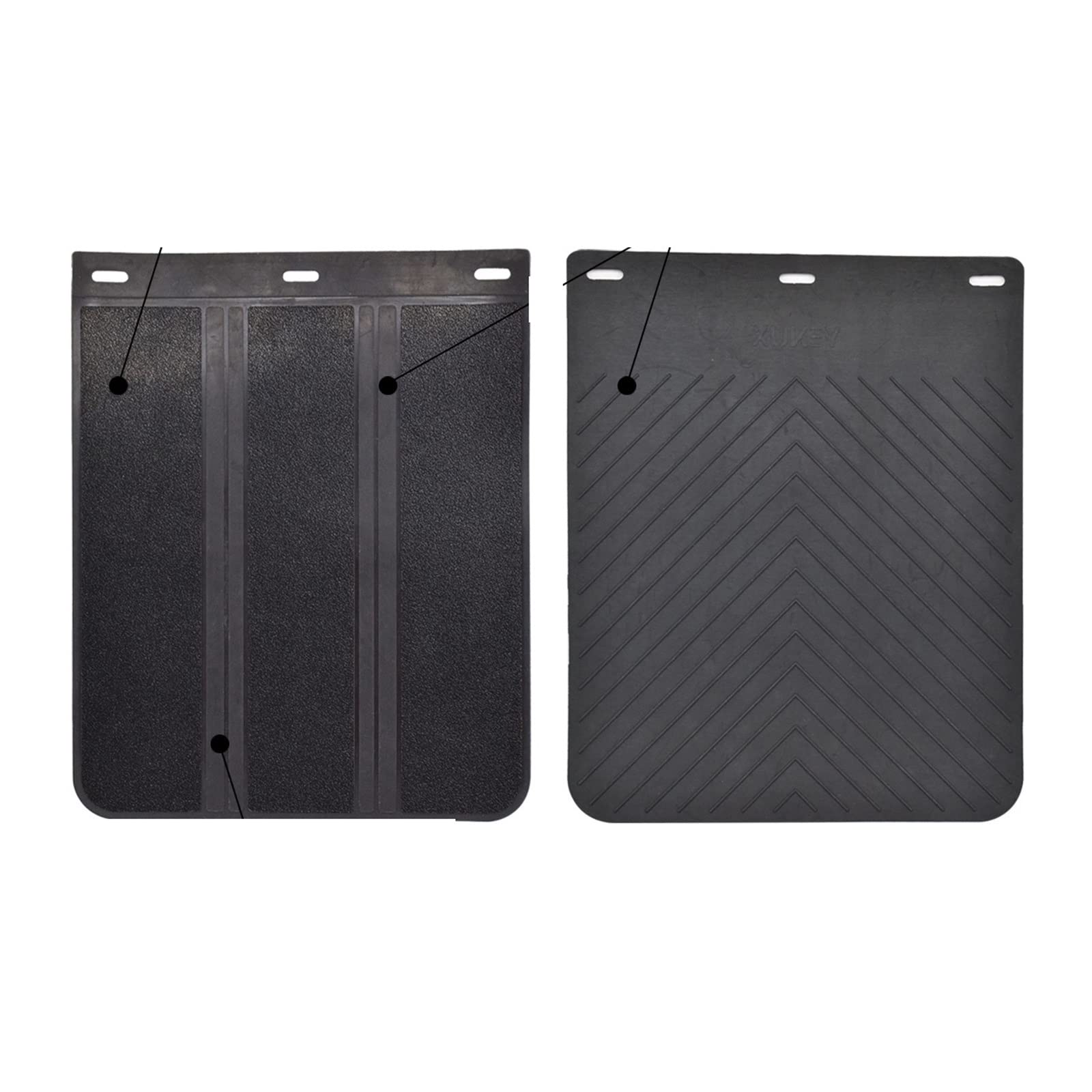 Paraspruzzi Paraspruzzi Universali In Gomma Pick-up SUV Van Truck Paraspruzzi Paraspruzzi Parafanghi Trappole Sporche Auto Parafanghi Mud Flaps
