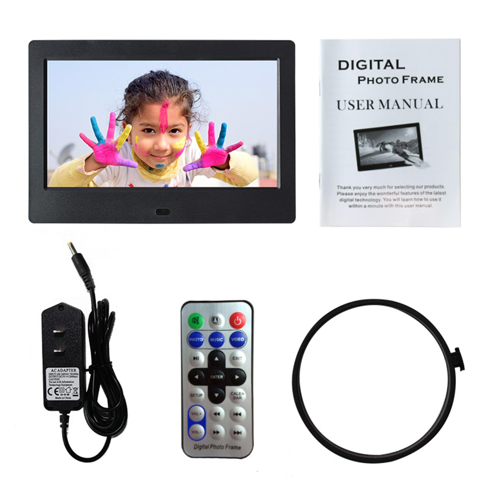 プレーヤー Digital Photo Frame Amazon.com : 7'' Digital Picture Frame with Remote Control