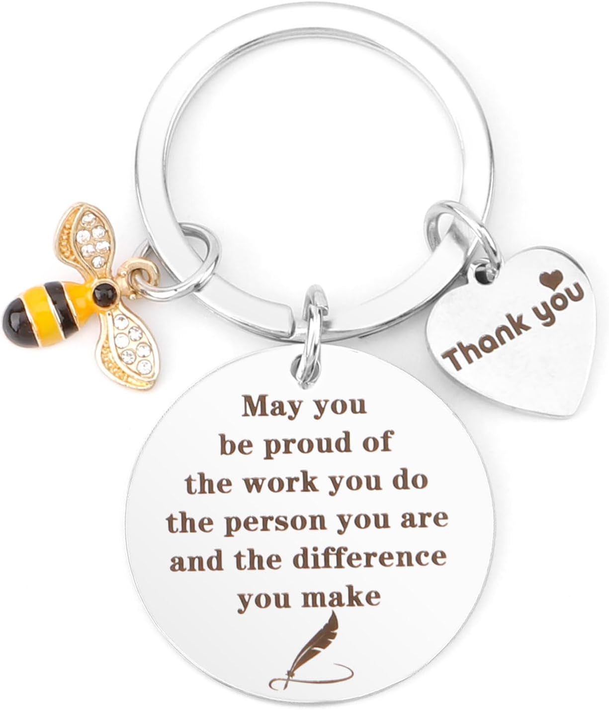 Teacher Appreciation Keychain Gifts Birthday Retirement Christmas Thanksgiving End of Year Gifts