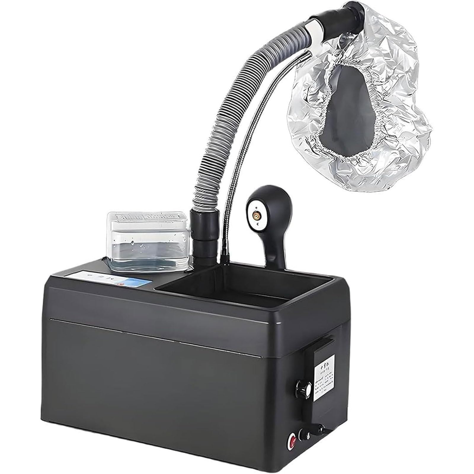 Vaporizzatore Mist Professionale, Micro Nebulizzatore for la cura del cuoio capelluto con luce blu, Vaporizzatore Spray con controllo touch, Capacità acqua 1000 ml, for la riparazione profonda della