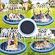 Hundepool, 170cm Sprinkler Matte Hund Splash Pad, Wasserspielmatte Hund Wassermatte, Verdickt rutschfest Planschbecken Hund, Hundeplanschbecken, Hundepool für GroßE, Sprühmatte für Haustiere