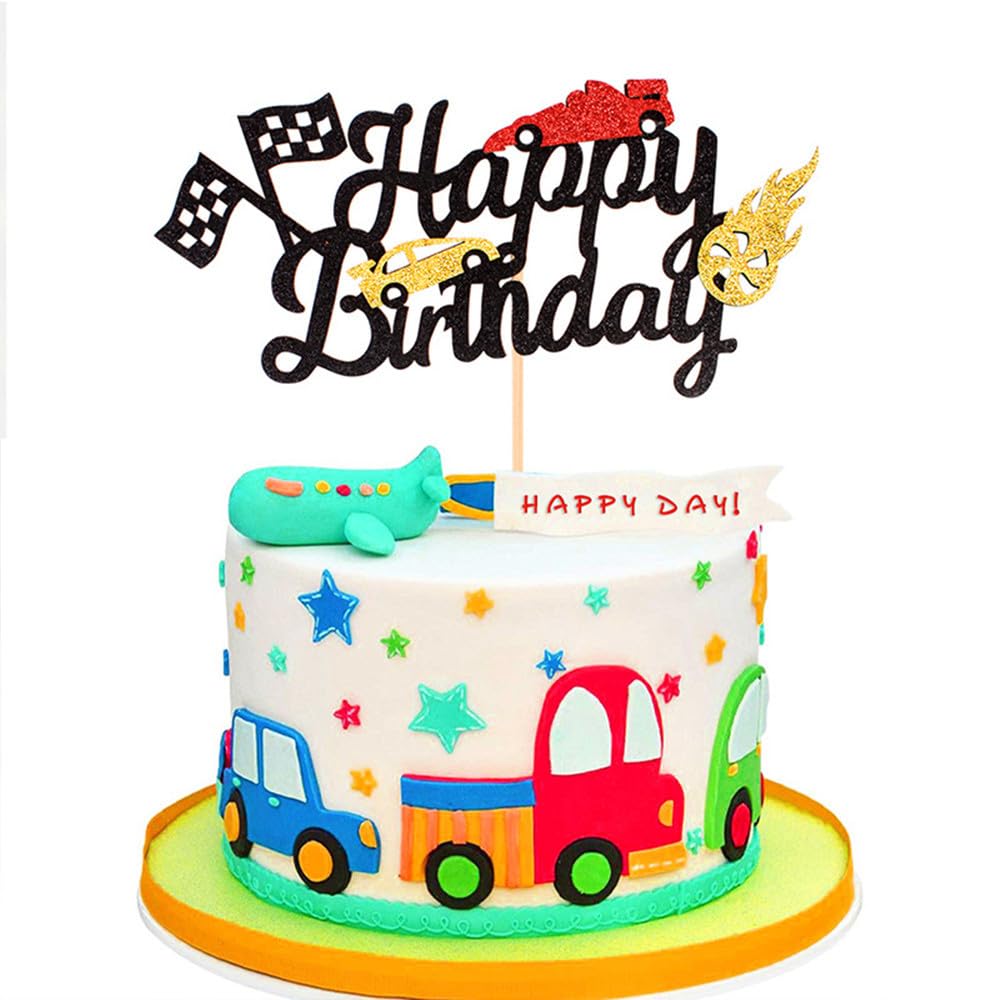 Racing Car Cupcake Topper