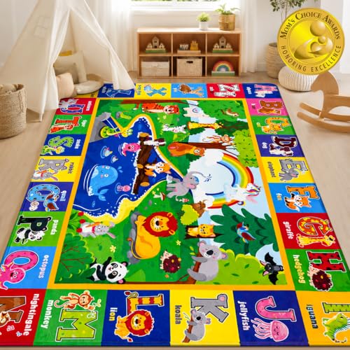 Soft Non-Toxic Baby Play Mat with ABC Alphabet - Foldable...