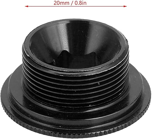 Miniatura 5 de Fydun Manivela de extremo, brazo de manivela para bicicleta de montaña y carretera, tapa de soporte M20 x 10, tornillo de manivela Tornillos de eje