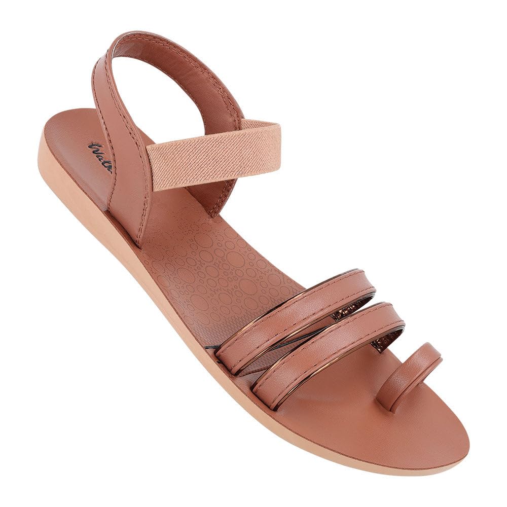 WALKAROOSandal For Womens|Casual Wear|Light Weight and Comfortable|Flat Fashion sandal|WL7752 - Blush (B0D7HR55RK) Amazon Price History, Amazon Price Tracker