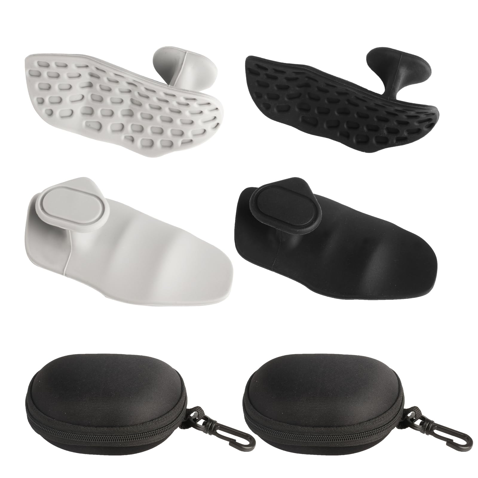 2 Pares de Fitness Grip Pads para Crosstraining y Entrenamiento, Calleras de Agarre para Entrenamiento de Fuerza, Agarres de Gimnasio Antideslizantes para Gimnasia, Hombres y Mujeres + 2 cajas