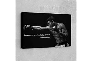 Muhammad Ali 'I Am the Greatest' Inspirational Wall Art