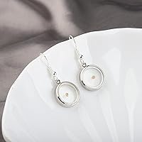 Vista 6 de WSNANG Tarjetas de semilla de mostaza con semillas de mostaza, collar religioso inspirador de semillas de mostaza para mujer