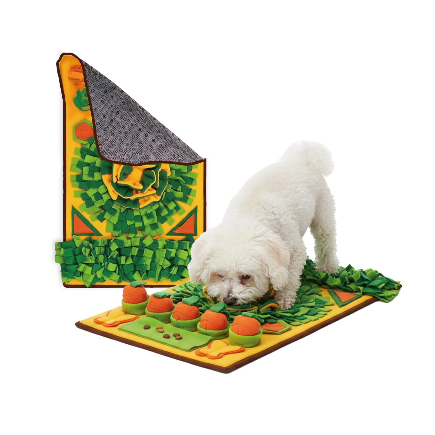 Avilia Tappeto Olfattivo Grande per Cani - Gioco di Attivazione Mentale per Ricerca Cibo e Snack - Snuffle Mat Lavabile e Antiscivolo Contro Noia e Stress - Ideale per Addestramento 79x48.5cm
