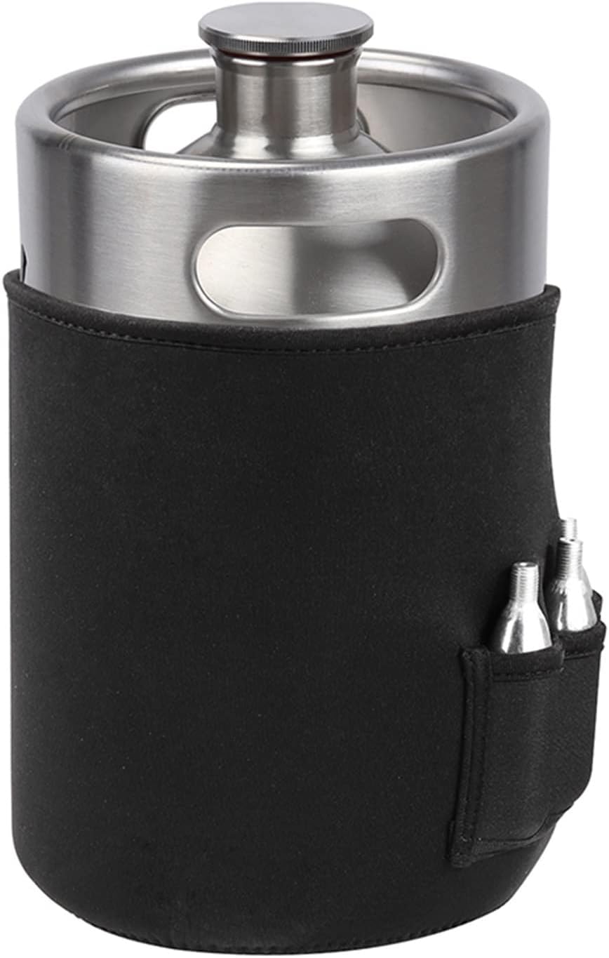 Cups Stainless Steel 5L Mini Keg Beer Growler Portable Beer