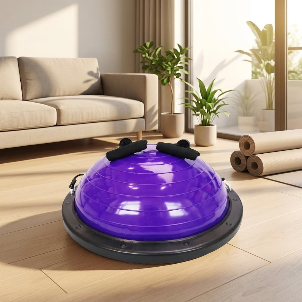 Balón Equilibrio Fitness con Material PVC Libre Ftalatos para Uso Terapéutico en Rehabilitación Acuado para Ejercicios Propiocepción y