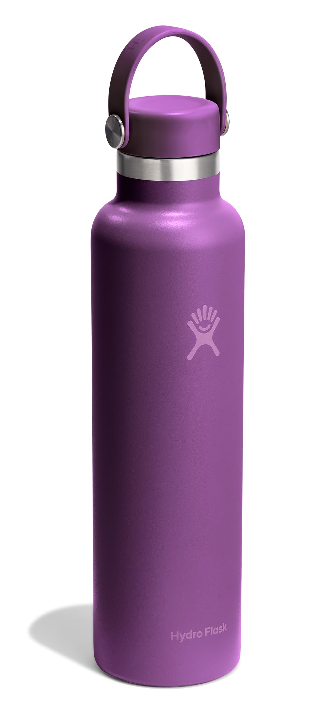 Hydro Flask Water Bottle - Insulated Stainless Steel - Non Spill, Leakproof  in 24 Oz Beachplum Purple | Grocery Pickup & Delivery | Whole Foods Market