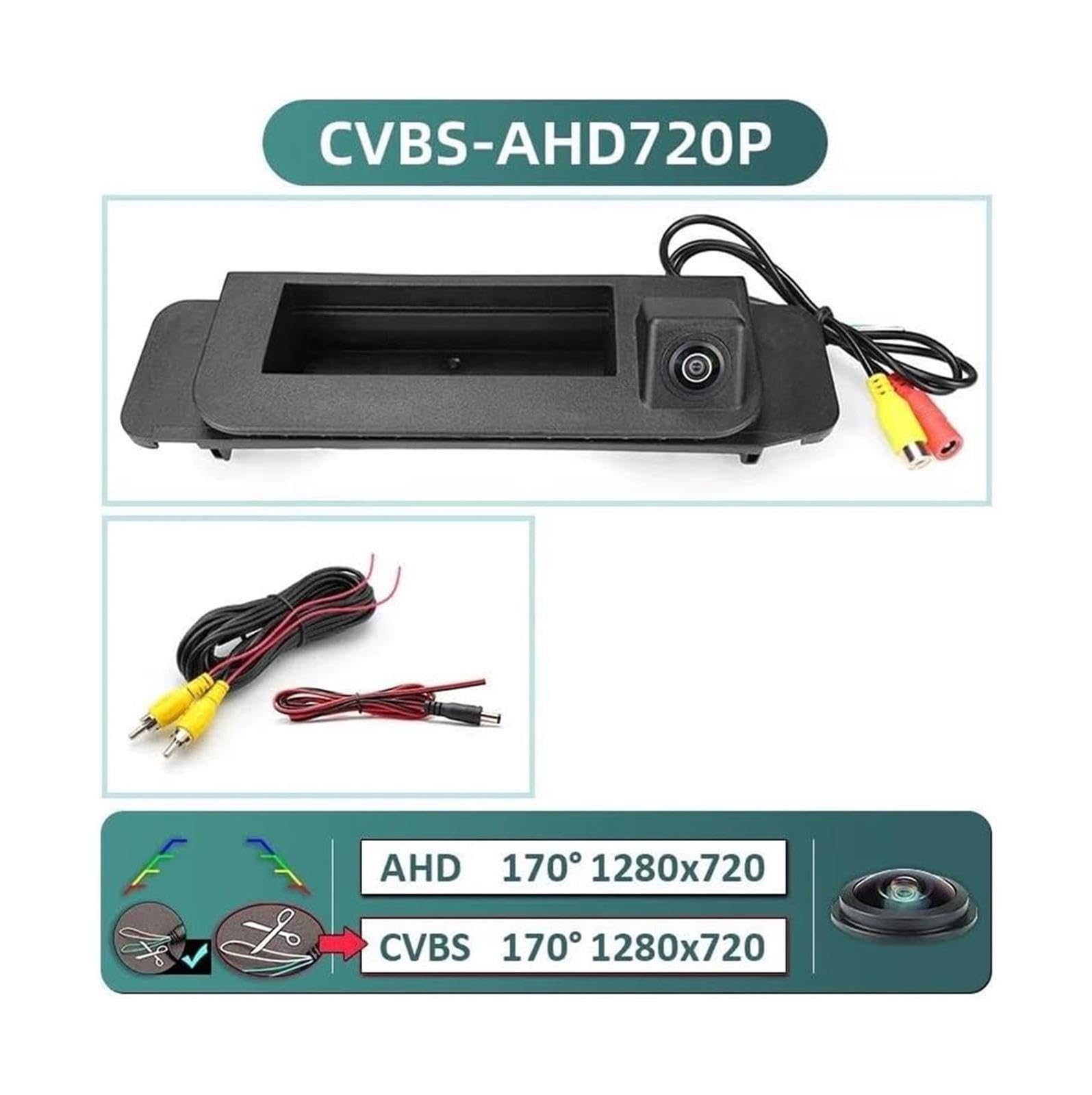 Cámara Visión Trasera Cámara De Visión Trasera Marcha Atrás Coche Para Clase C CLA W205 W117(CVBS-AHD720P-170deg)