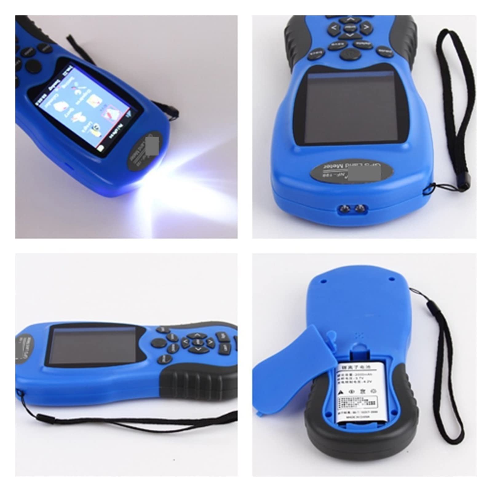 Télémètre laser, NF-198 Appareils de test GPS Compteur de terrain GPS Affichage LCD Valeur de mesure Figure Arpentage des terres agricoles et mesure de la zone de cartographie Mesurer la distance, la