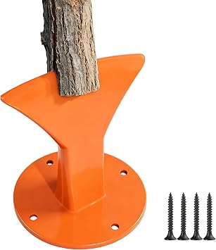 Firewood Kindling Splitter, Heavy Duty Forged Steel Log Splitter