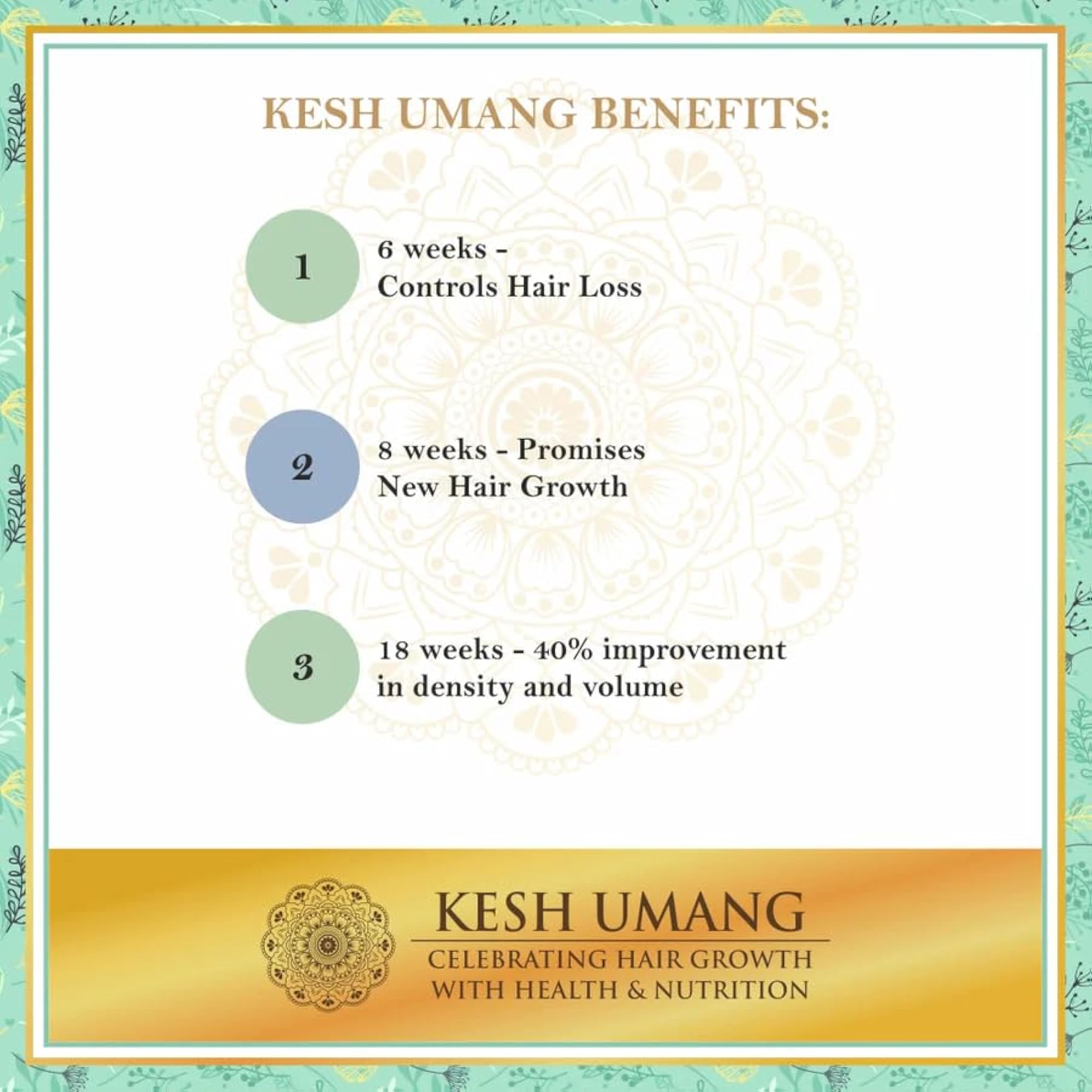Kesh Umang Hair Nutrition Supplement, 11.5g