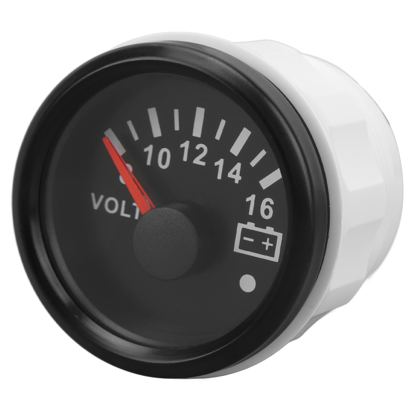meerページ 52MM Boat Voltmeter DC9 to 32V Pointer Voltage Gauge with