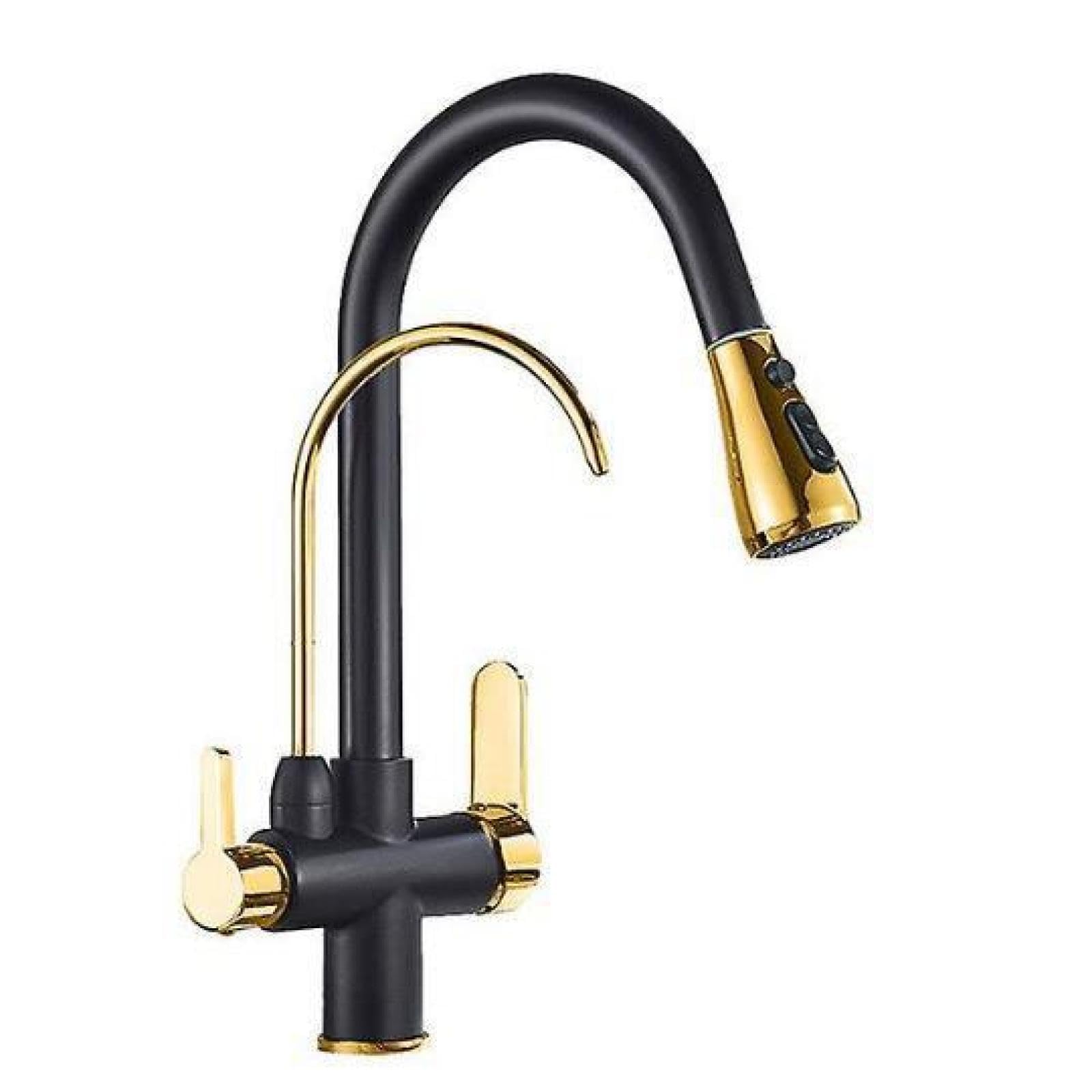 Kitchen Pull-Out Hot and Cold Water Purification Faucet
