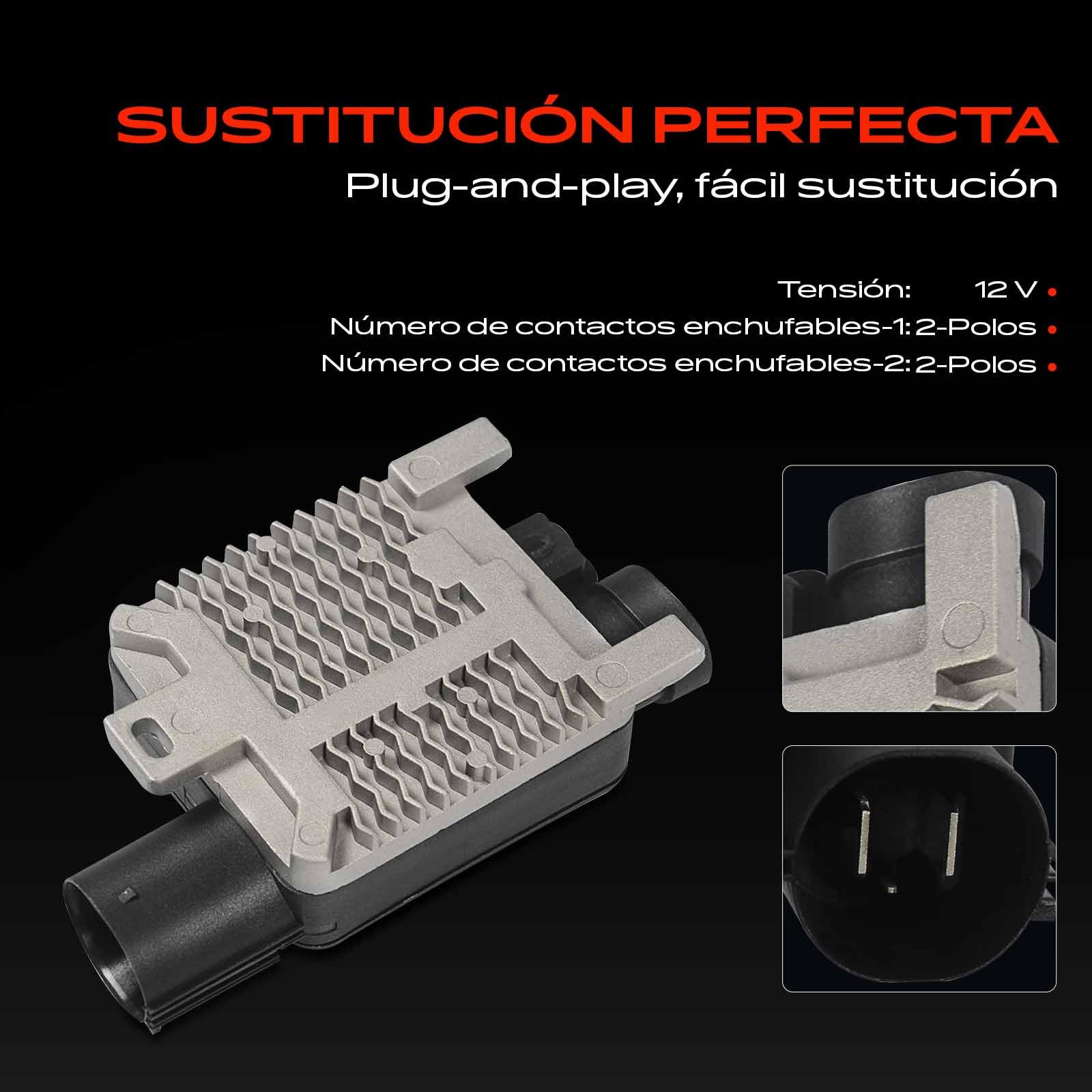 Frankberg Resistencia del Motor del ventilador del calentador para Focus II DA HCP DP FFS DS Galaxy WA6 K.u.g.a Mondeo BA7 S-Max WA6 S80 124 AS XC90 Todos los motores 6W1Z8B658AC