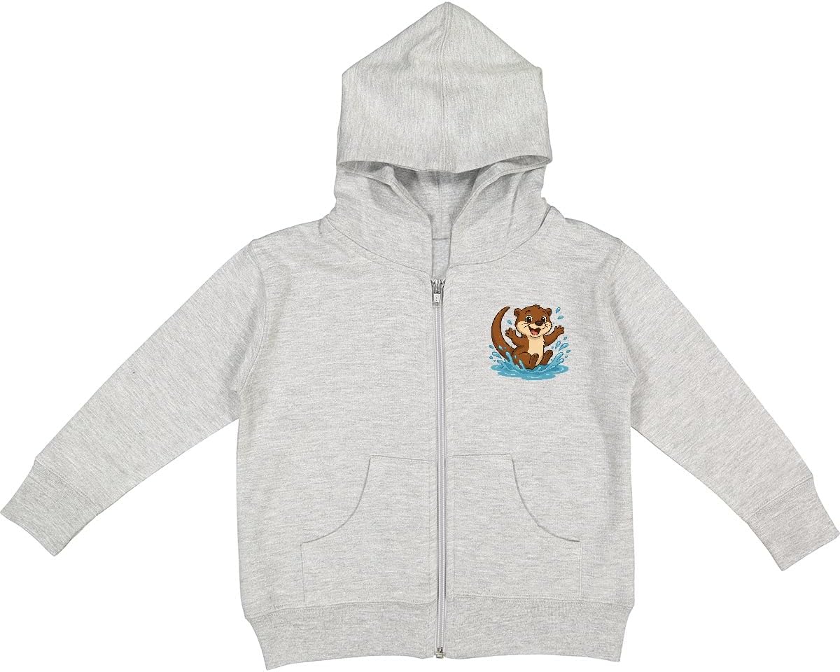 inktastic Cute Otter Toddler Hooded Jacket