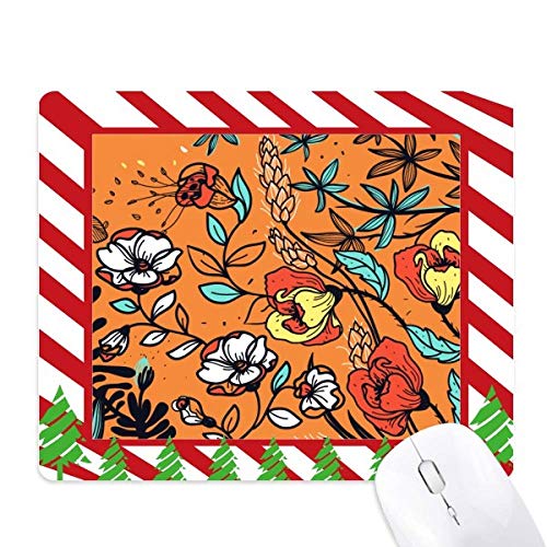 Tapis de souris de Noël Candy Cane art moderne cadeau idéal