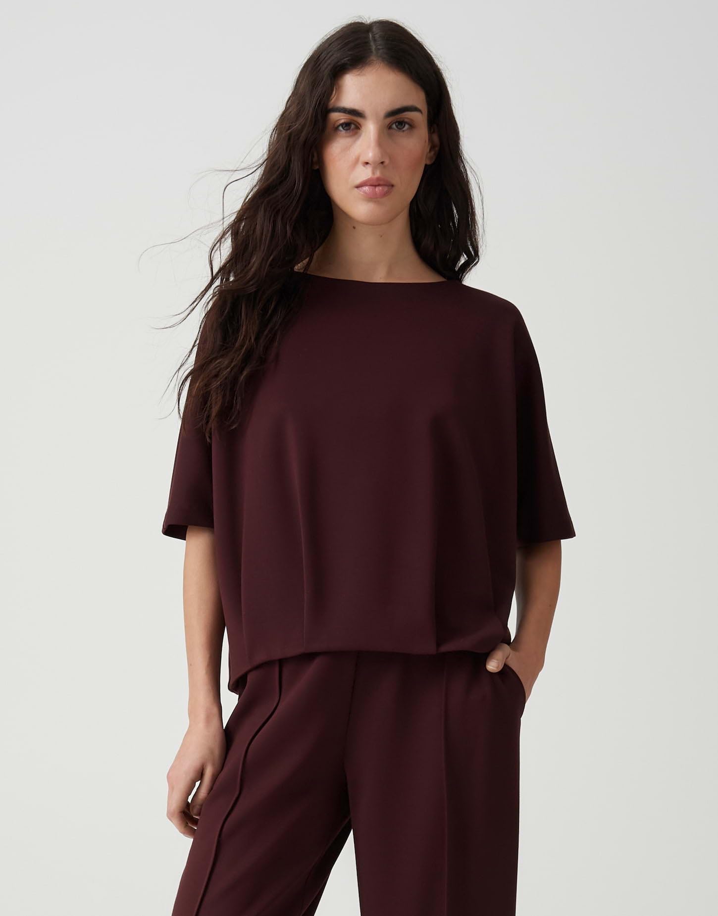 OPUS Damen Sweatshirt | Sweatshirt aus Cotton Modal Mix Regular Fit