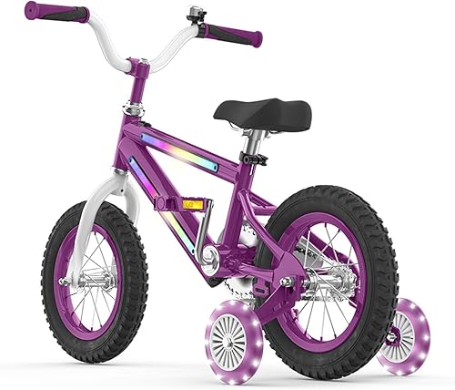 Miniatura 4 de Jetson Light Rider - Bicicleta unisex iluminada para niños, marco de luz LED, 3 modos de luz diferentes