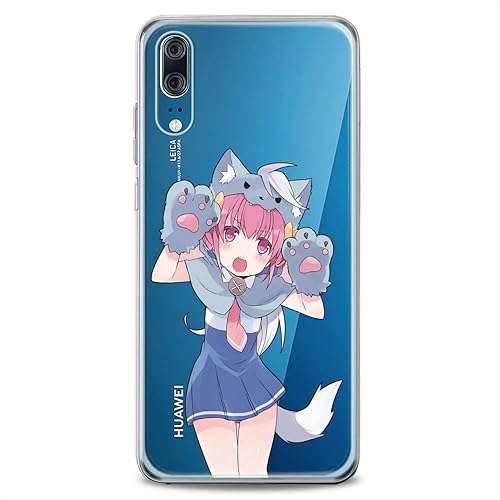 Miniatura 4 de Cavka Funda de repuesto de TPU para Huawei Mate 40 P50 P30 P20 P10 Plus 20X Nova 8 Pro Meow Soft Cute Lady Trend Funny Slim Fit Pussycat Clear Cat