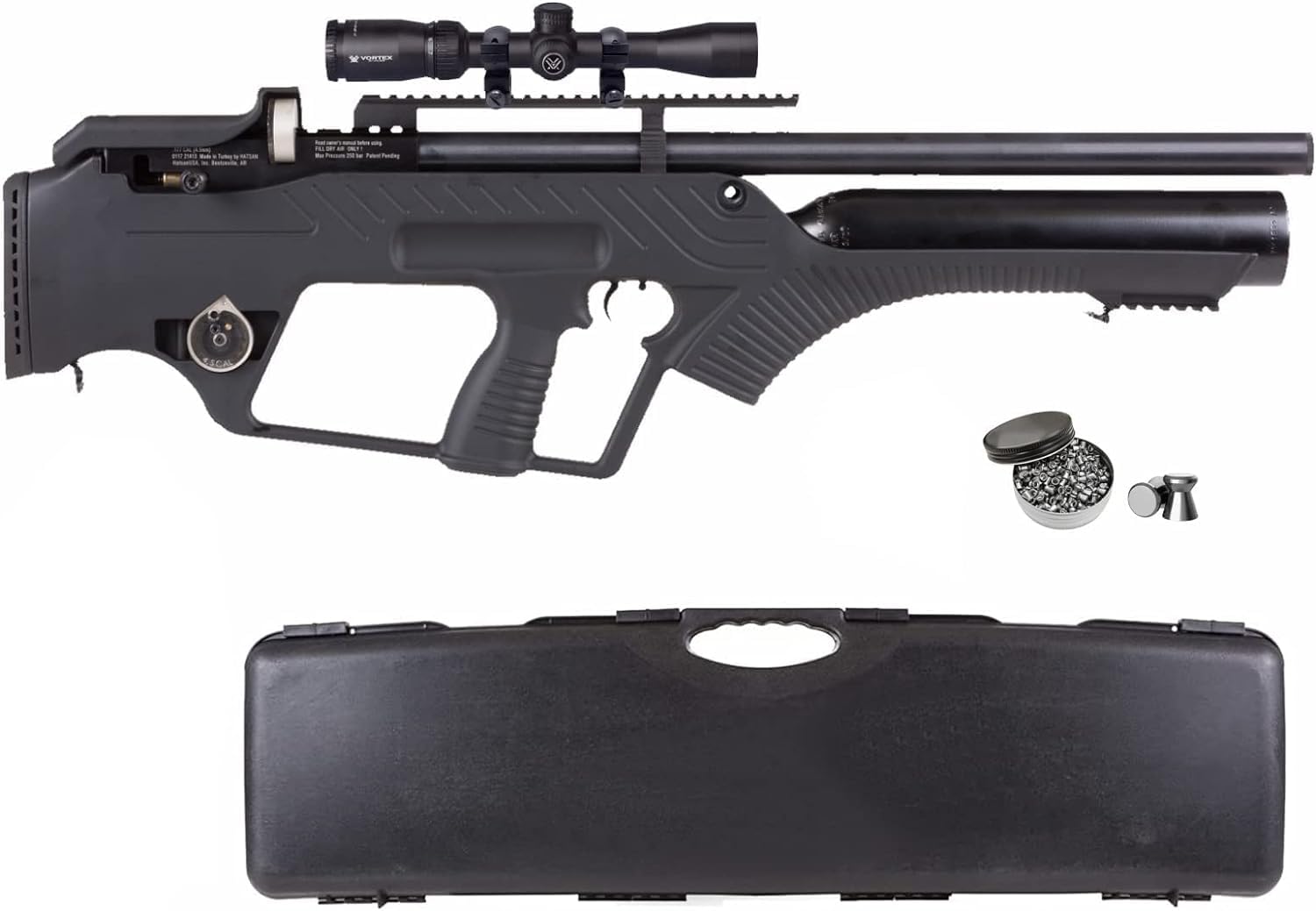 Wearable4UHatsan BullMaster Semi-Auto PCP Air Rifle with Included Bundle