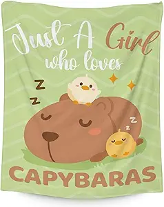 Blanket for Girls - 30"x40" Cute Throw Gifts - Green Soft Fuzzy Blankets for Couch & Office